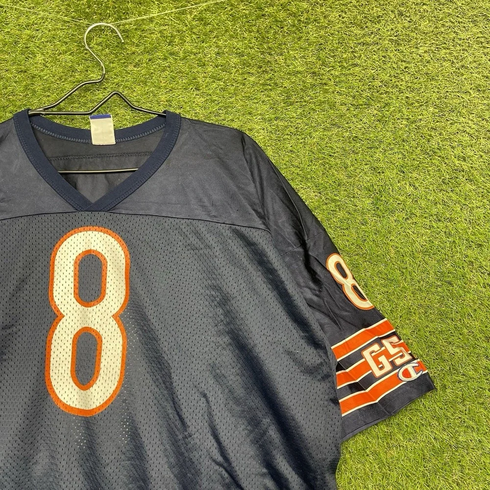 Champion Chicago Bears Football Jersey Mens 2XL 52 #8 Cade McNown Blue Navy